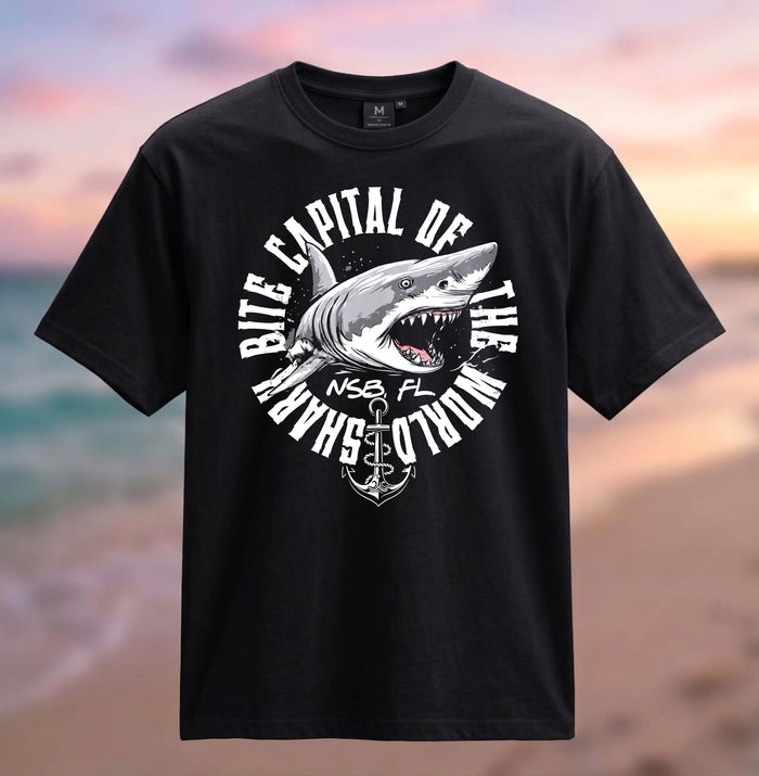 NSB Shark Bite T-Shirt Black Shirt