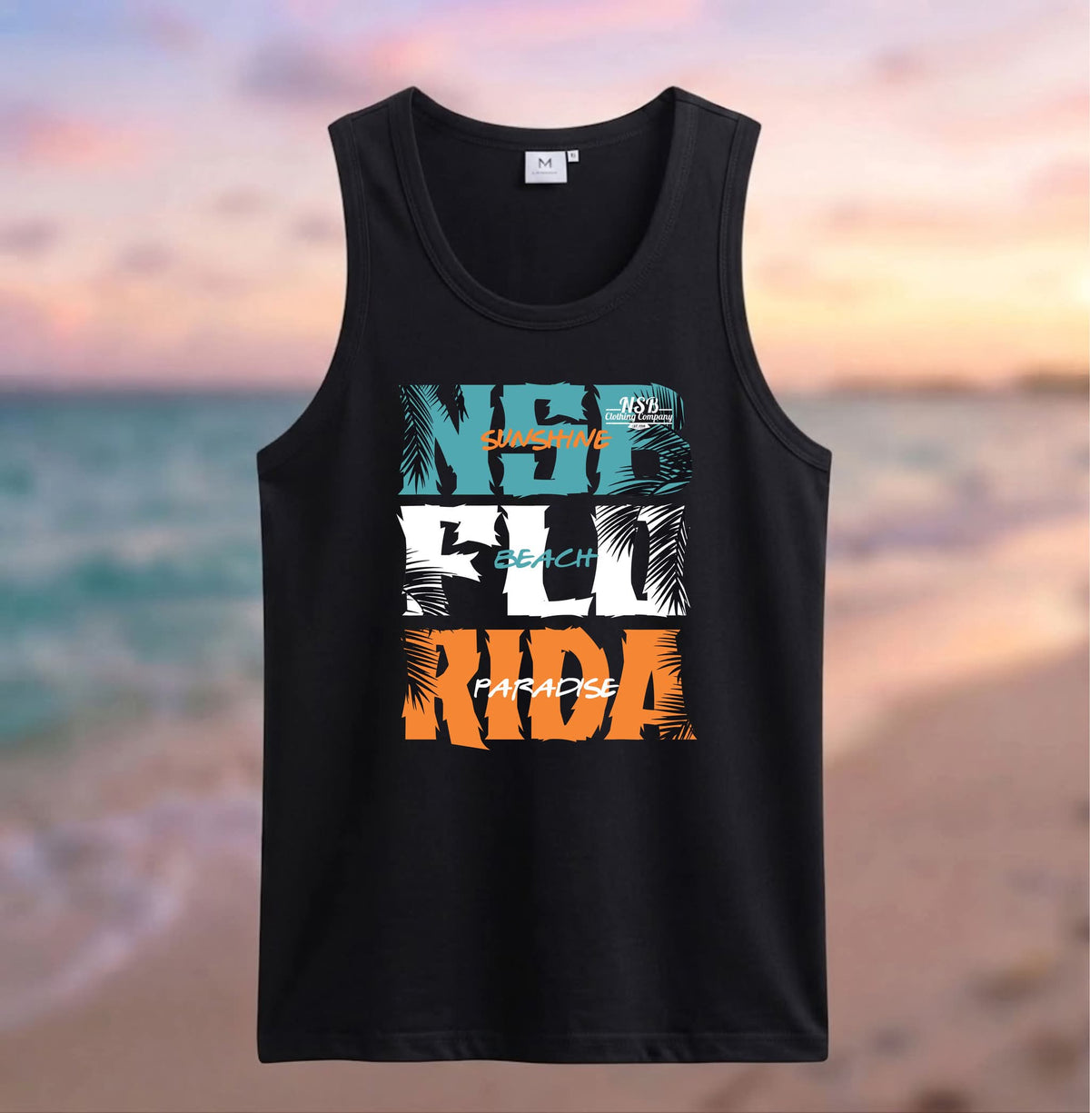 NSB Florida Sunshine Beach Paradise Tank Top